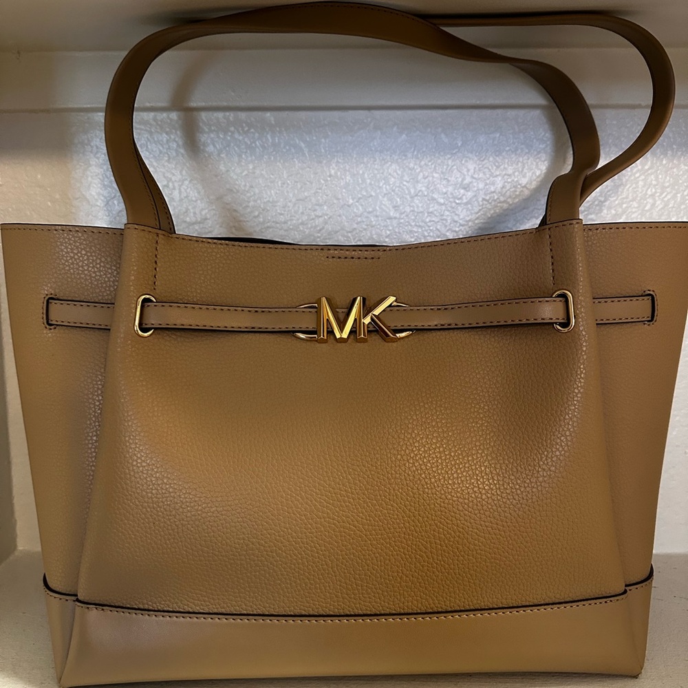 Michael Kors Tan Leather Tote Bag